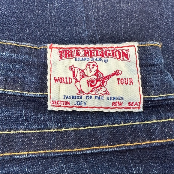 True Religion Joey Big T Stitch Flare Jean Size 27 - Picture 9 of 15